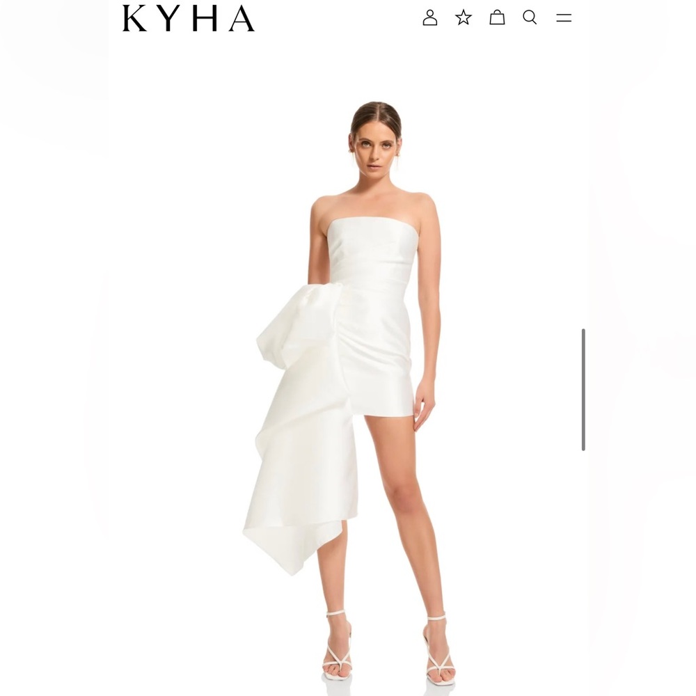 Chosen by KYHA - Freddie Dress in bright ivory, Size 3